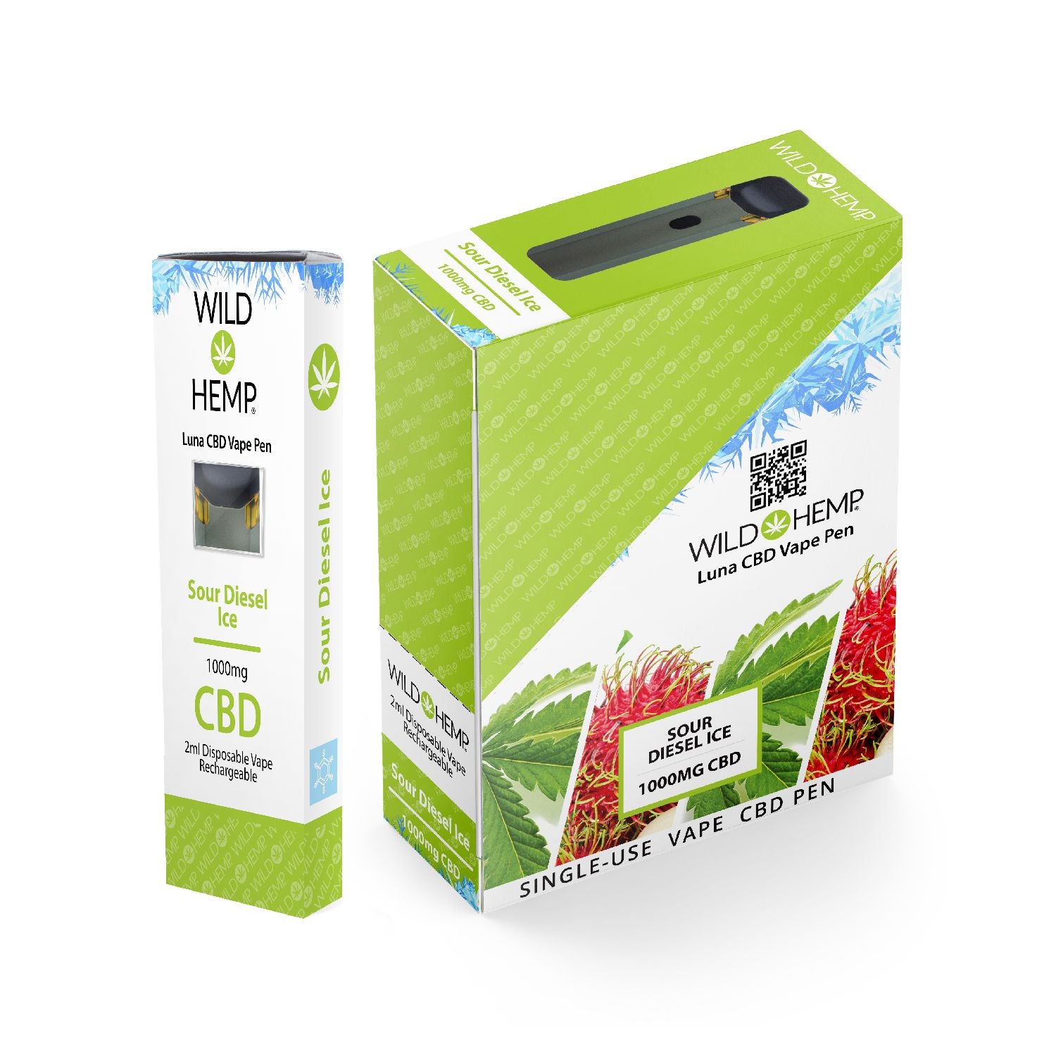 Luna ICE Disposable CBD Vape - Wild Hemp