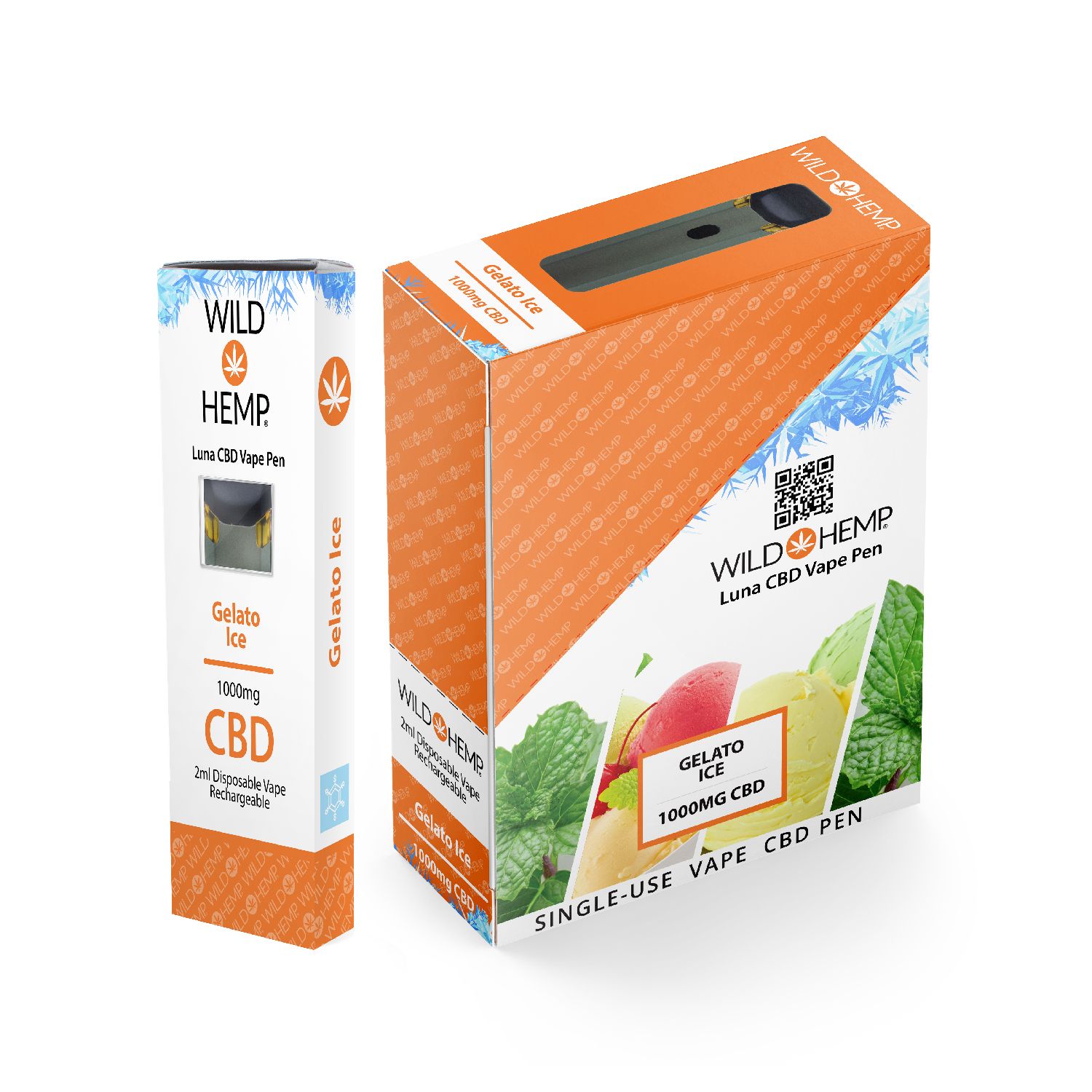 Luna ICE Disposable CBD Vape - Wild Hemp