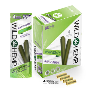 Wild Hemp Blunt Wrap White Grape Flavor