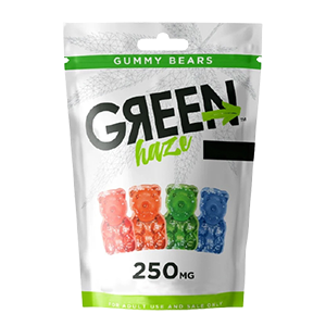 Green Haze 250 mg CBD Infused CBD gummy bears